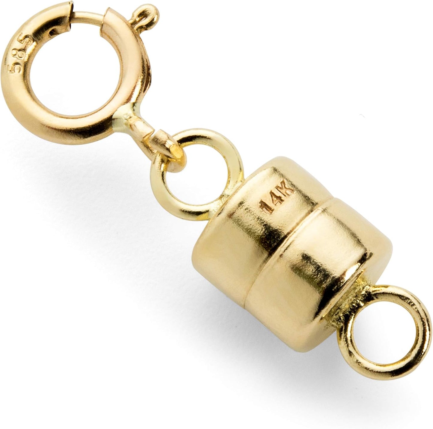 Everyday Elegance Solid 14K Yellow Gold Magnetic Clasp Converter