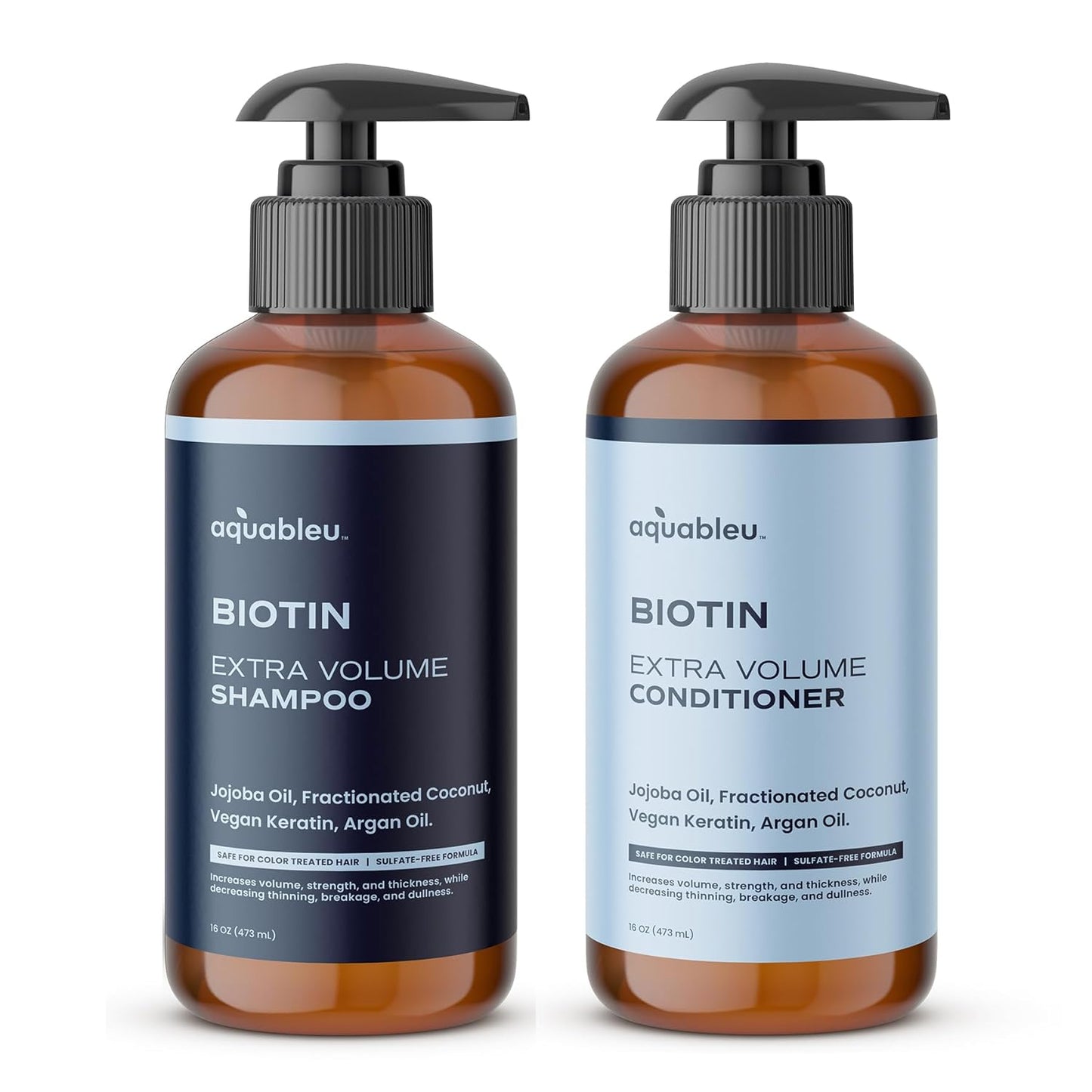 Volumizing Biotin Set - Thickens Hair, Promotes Growth