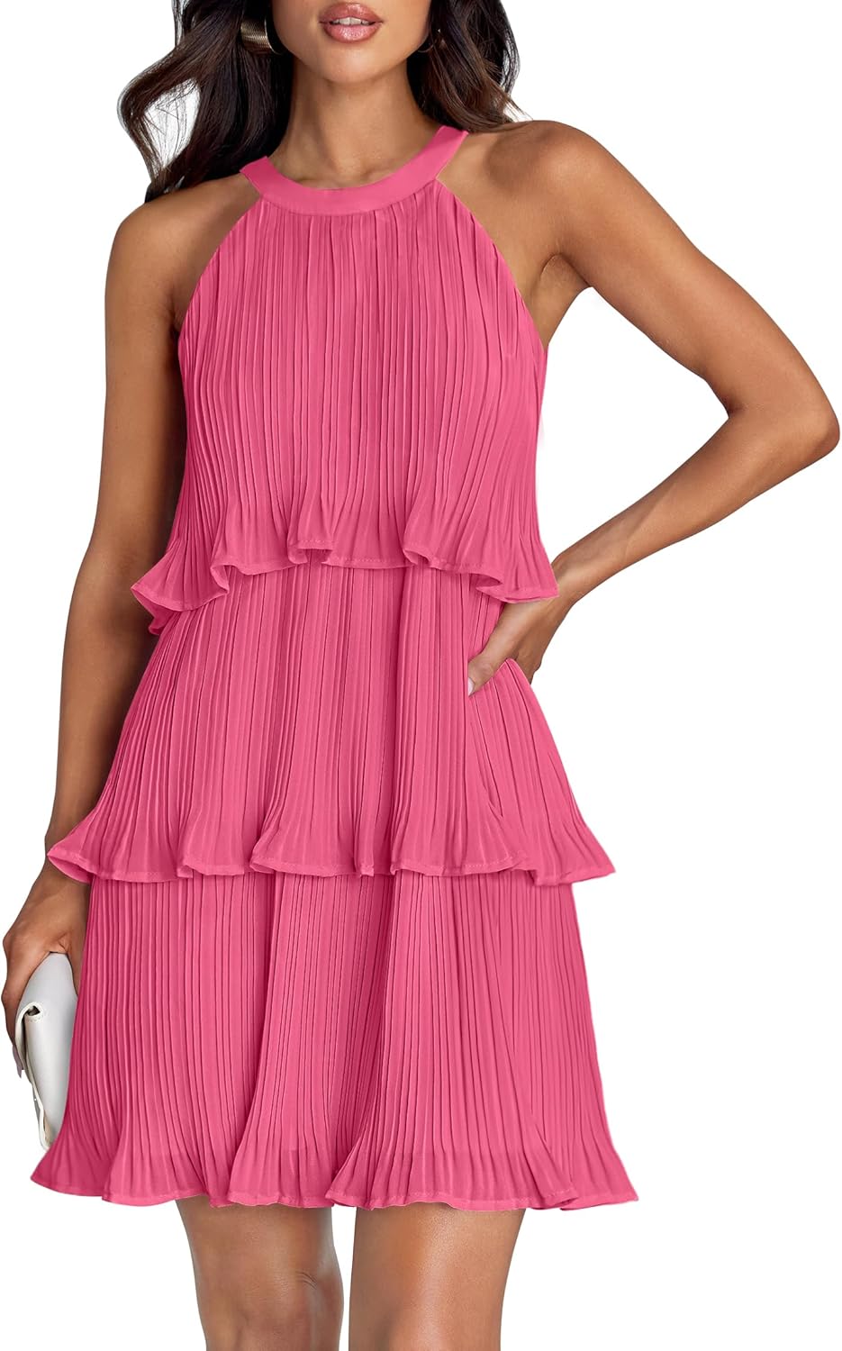 ZESICA Women's Summer Halter Dress for Stylish Occasions