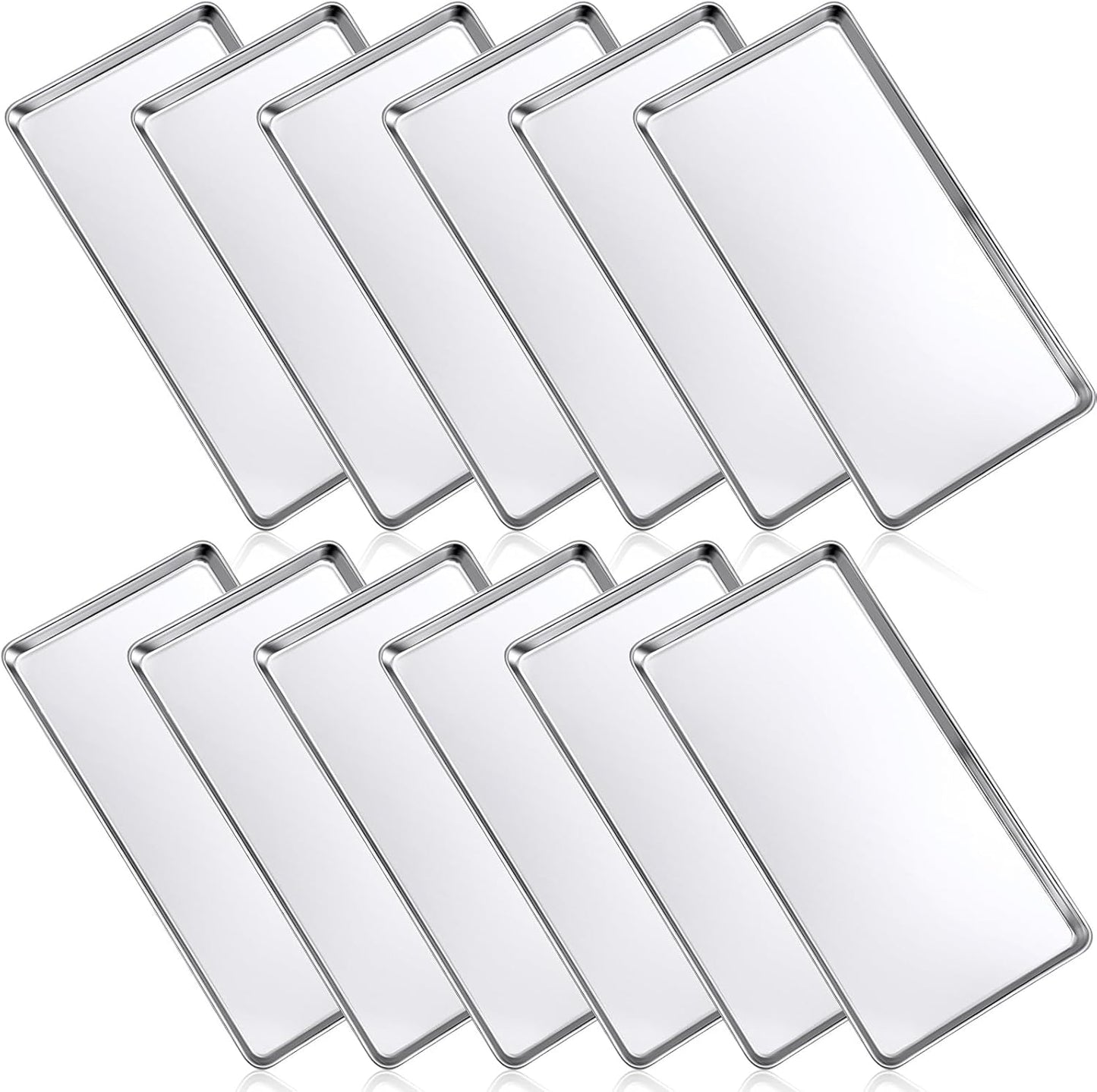 Mimorou 12 Pcs Baking Sheet Set for Professional Cooking Needs