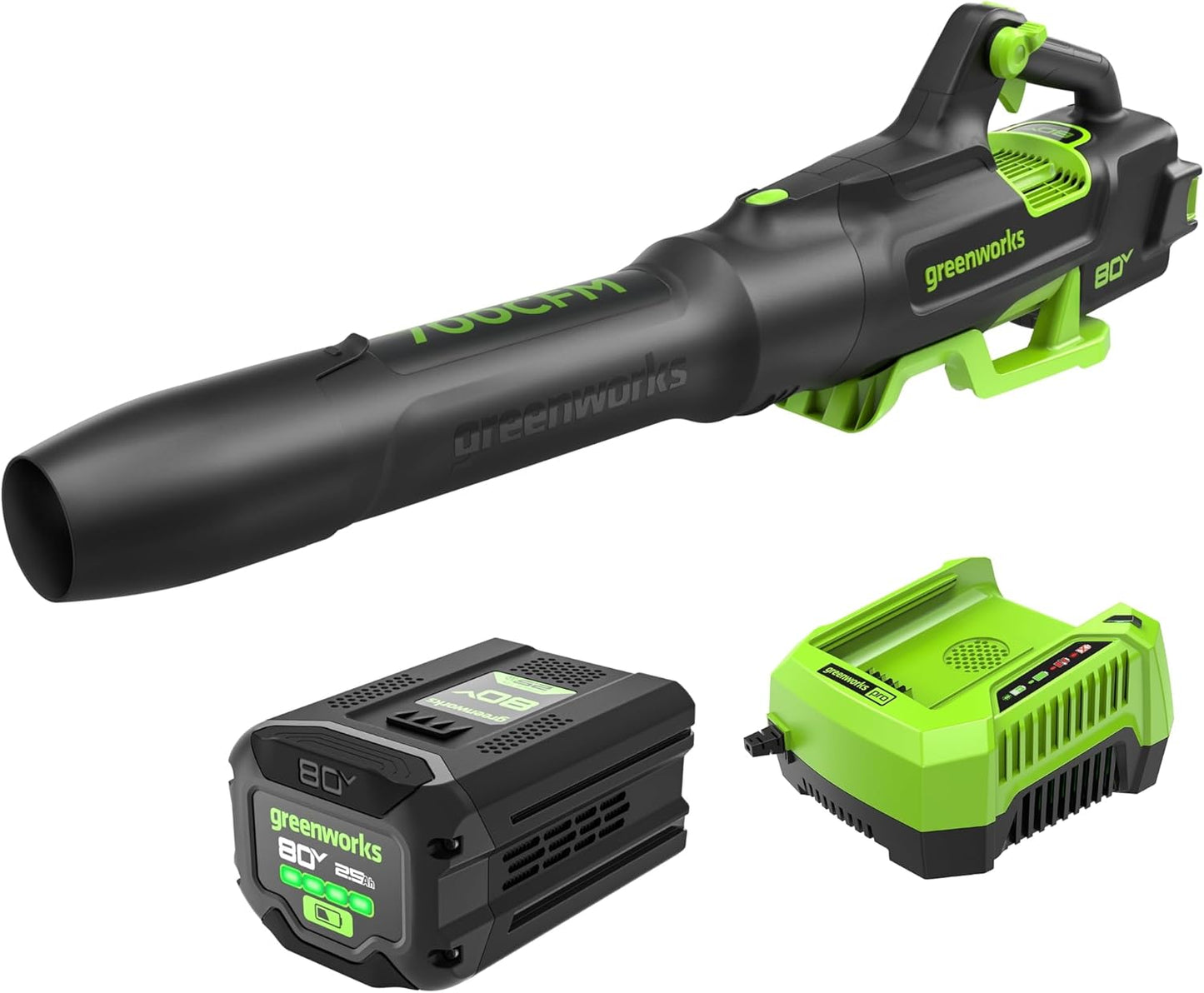 Greenworks 80V Brushless Cordless Leaf Blower for Heavy Debris