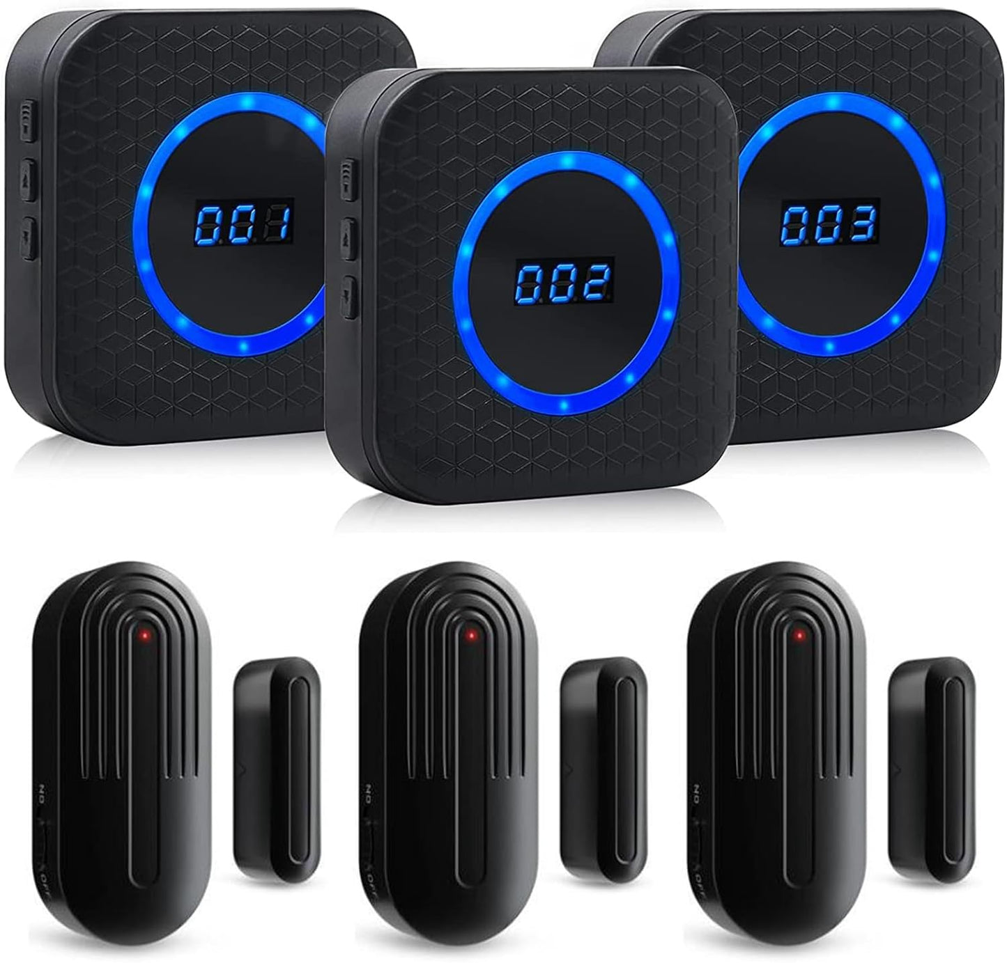 Wireless Door Chime for Business with 800Ft Range and 55 Chimes