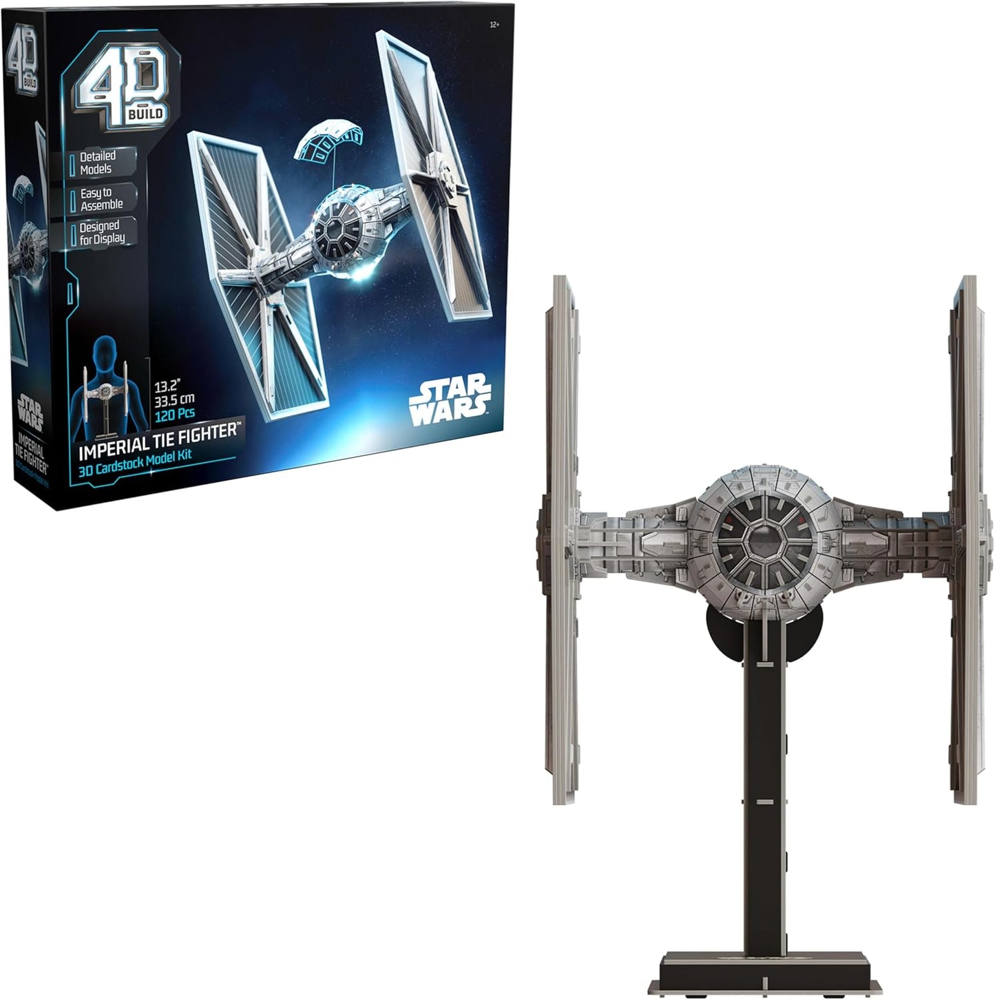 4D Build Star Wars Imperial Tie Fighter 3D Model Kit for Adults