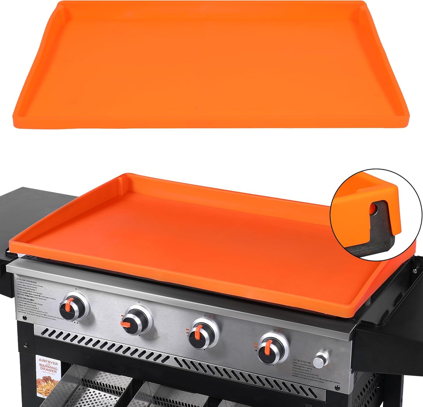 36 Inch Silicone Griddle Cover Mat for Ultimate Protection