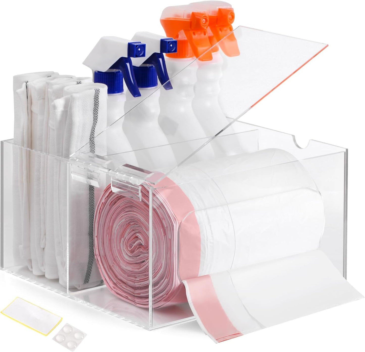 Storage Standard Trash Bag Organizer for Kitchen and Bathroom
