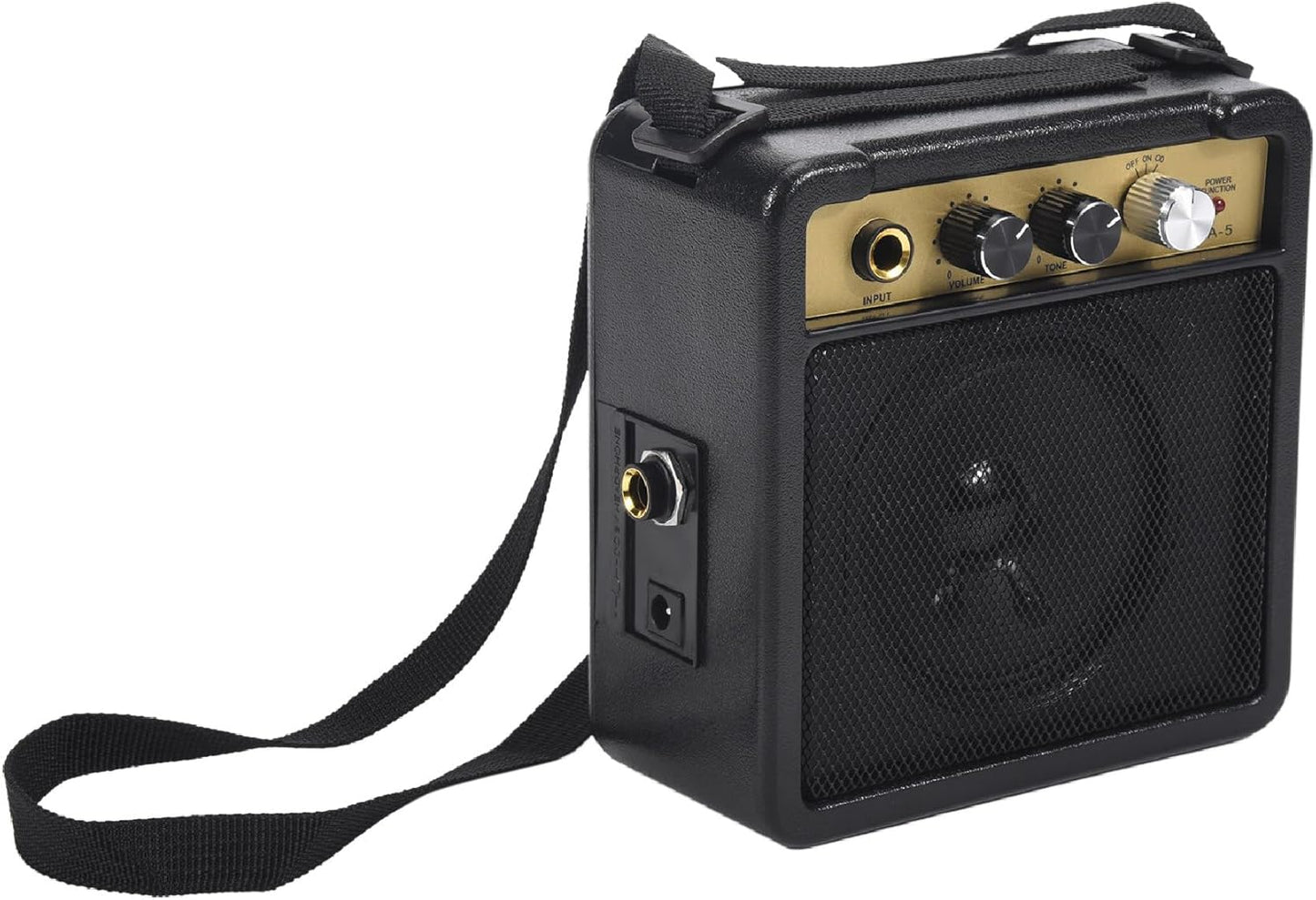 Portable 5W Mini Guitar Amp - Volume & Tone Control