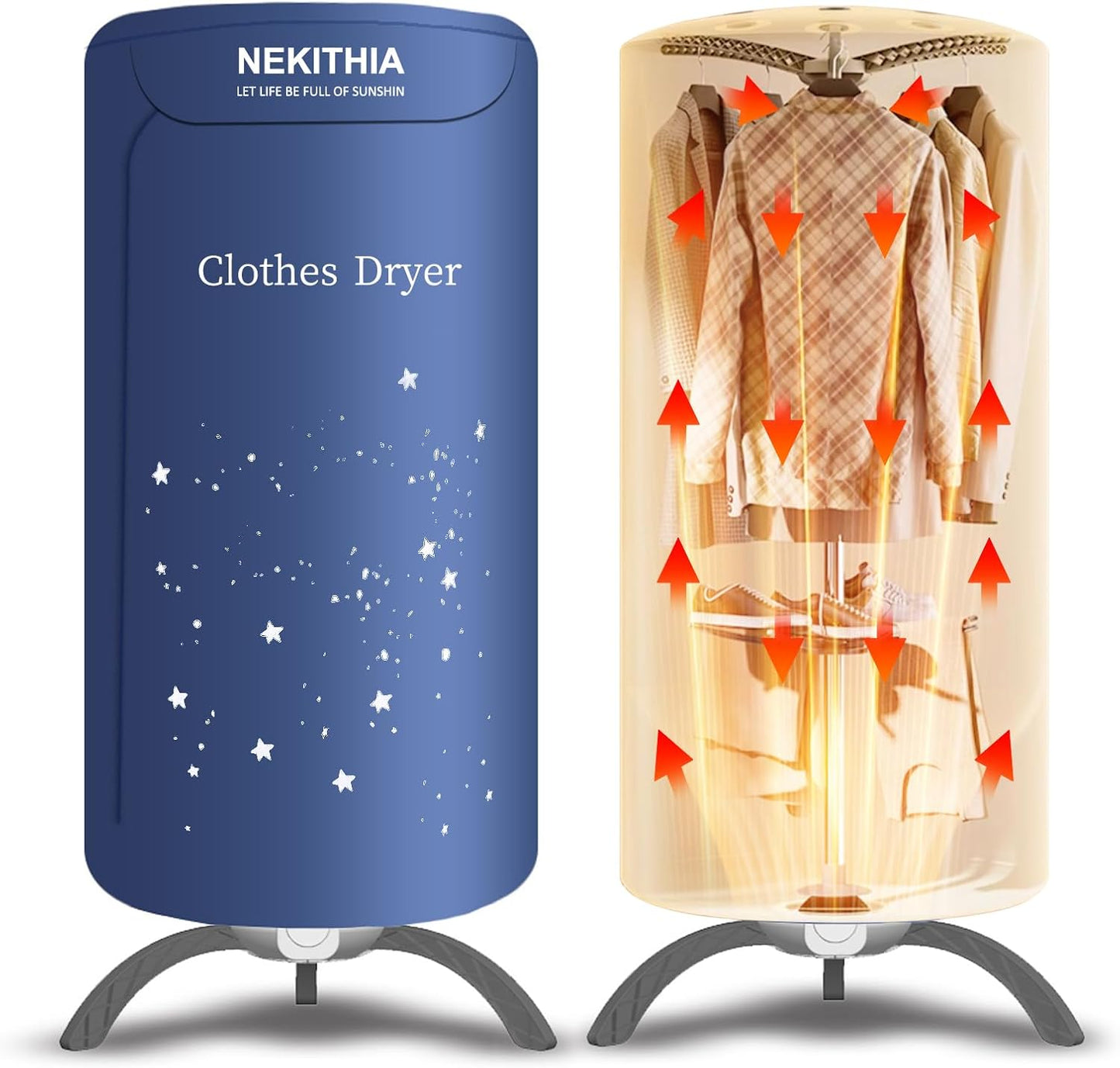 Portable Clothes Dryer for Quick Drying of Clothes and Shoes