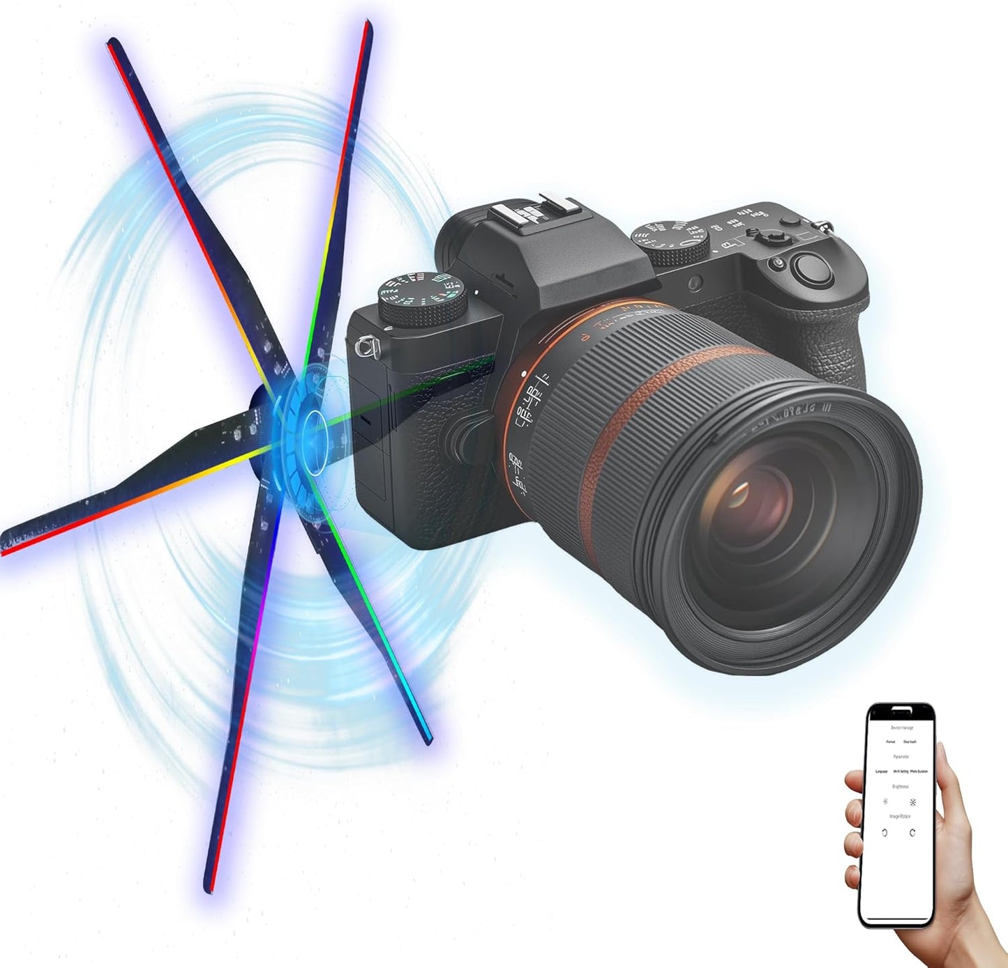 Cutting-Edge 3D Hologram Fan Display - Boost Sales!