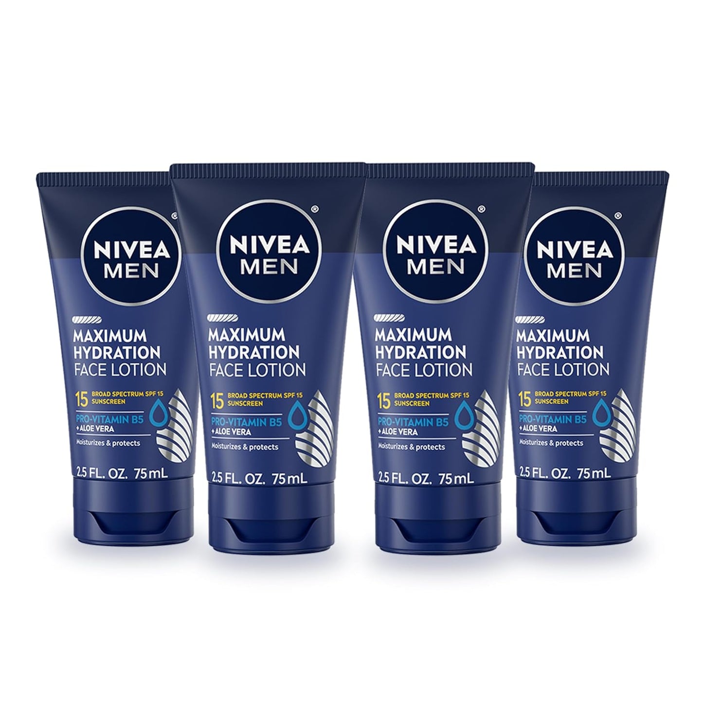 NIVEA MEN Maximum Hydration Face Lotion with SPF 15 Protection