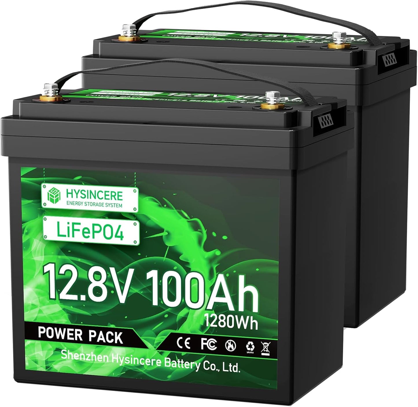 High-capacity 12V Lithium Battery Duo for RVs & Boats