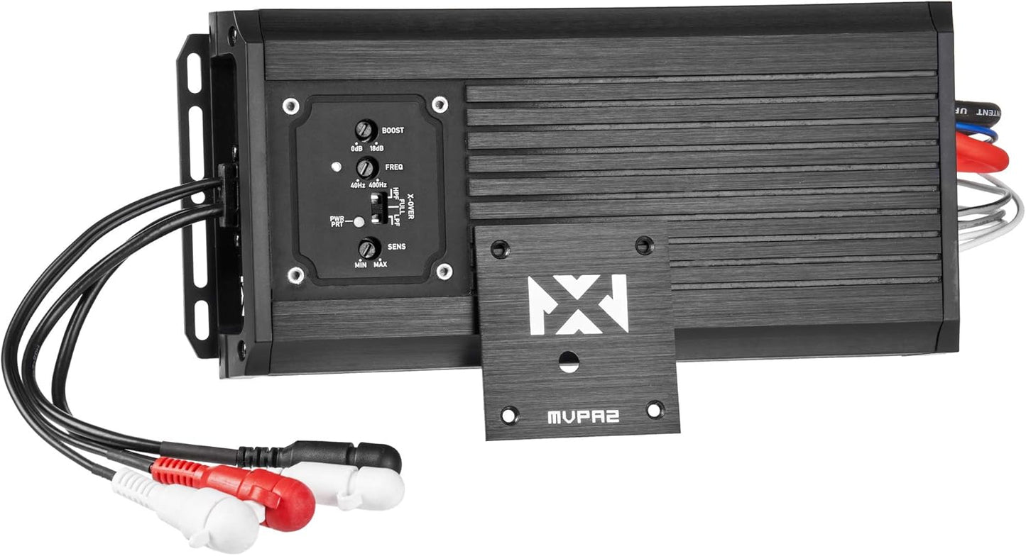 NVX MVPA2 1200W Peak 2-Channel Marine Amplifier for Powersports