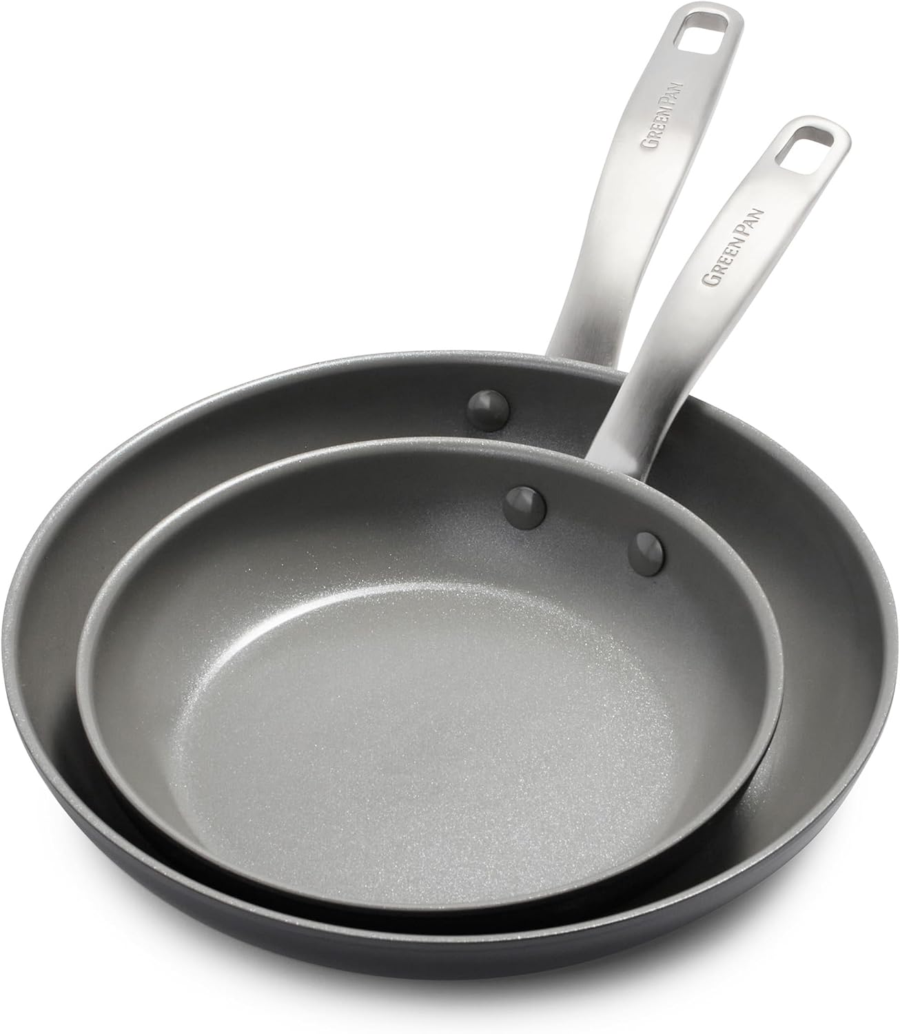 GreenPan Chatham Healthy Ceramic Nonstick Frying Pan Set