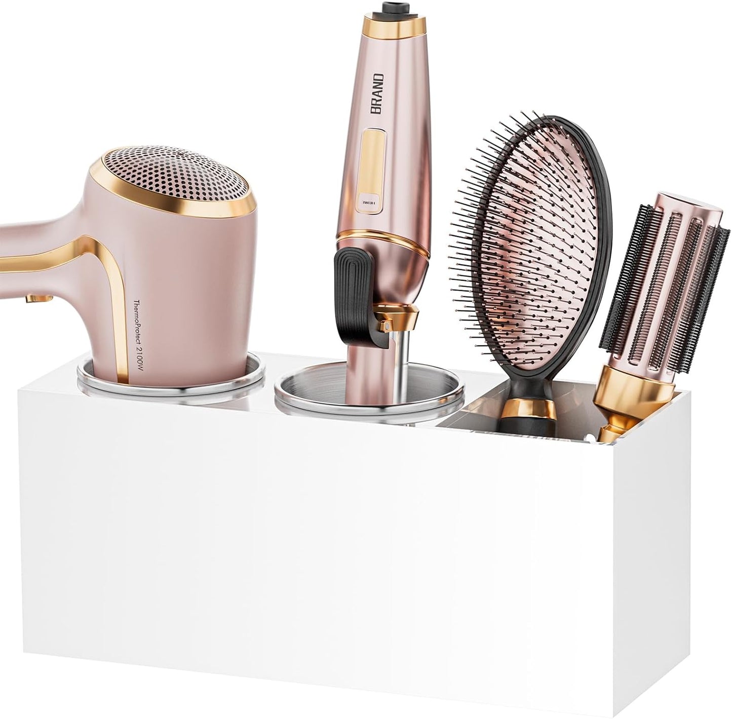YUNEASELF Hair Tool Organizer: Stylish Storage Solution
