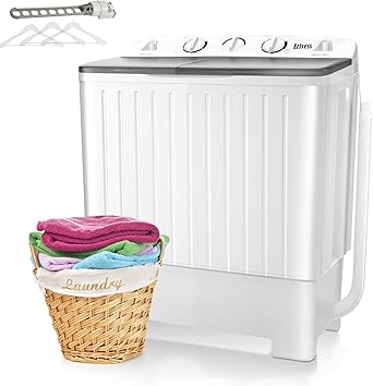 Portable Twin Tub Washing Machine for Compact Laundry Needs