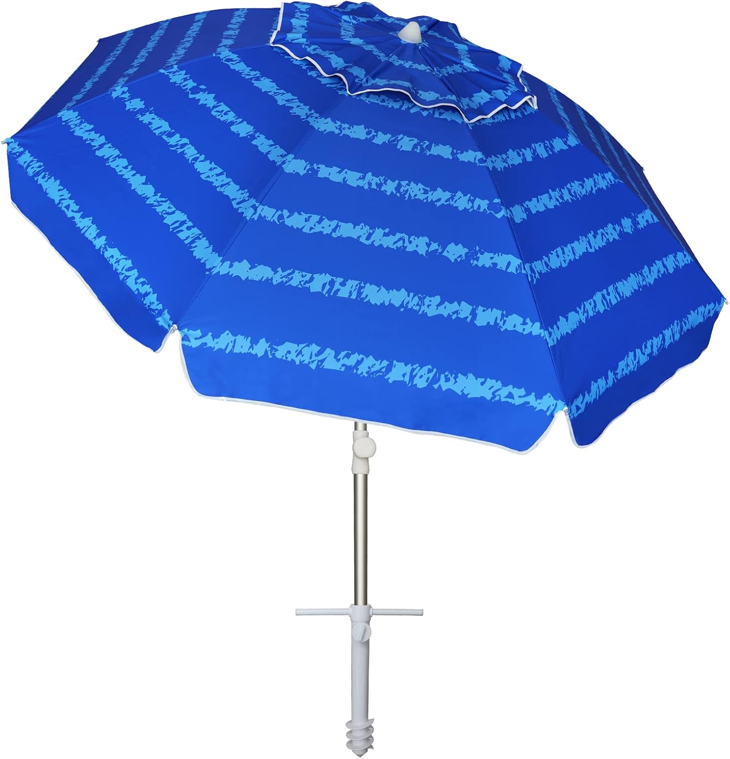6.5 ft Beach Umbrella with Sand Anchor & UV Protection