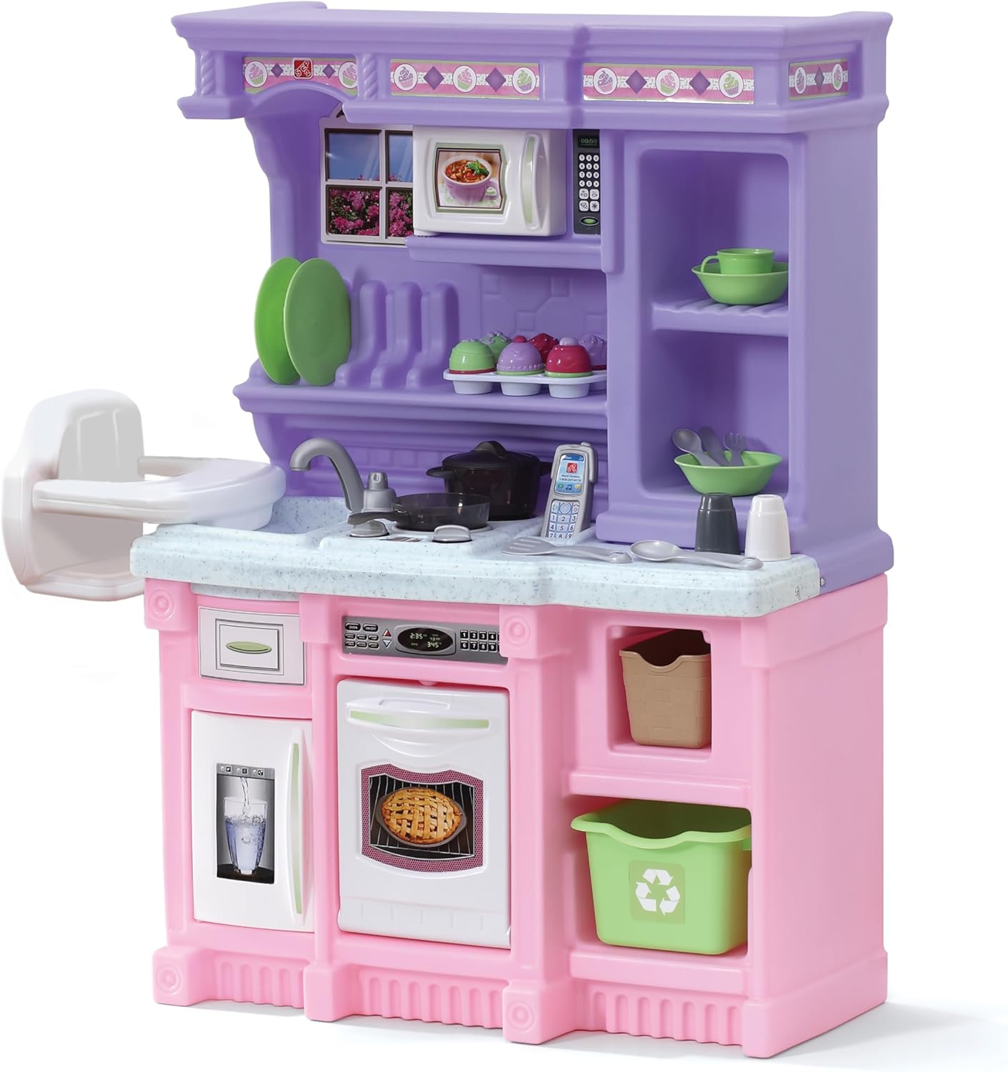 Step2 Little Baker's Kids Kitchen Playset for Creative Fun