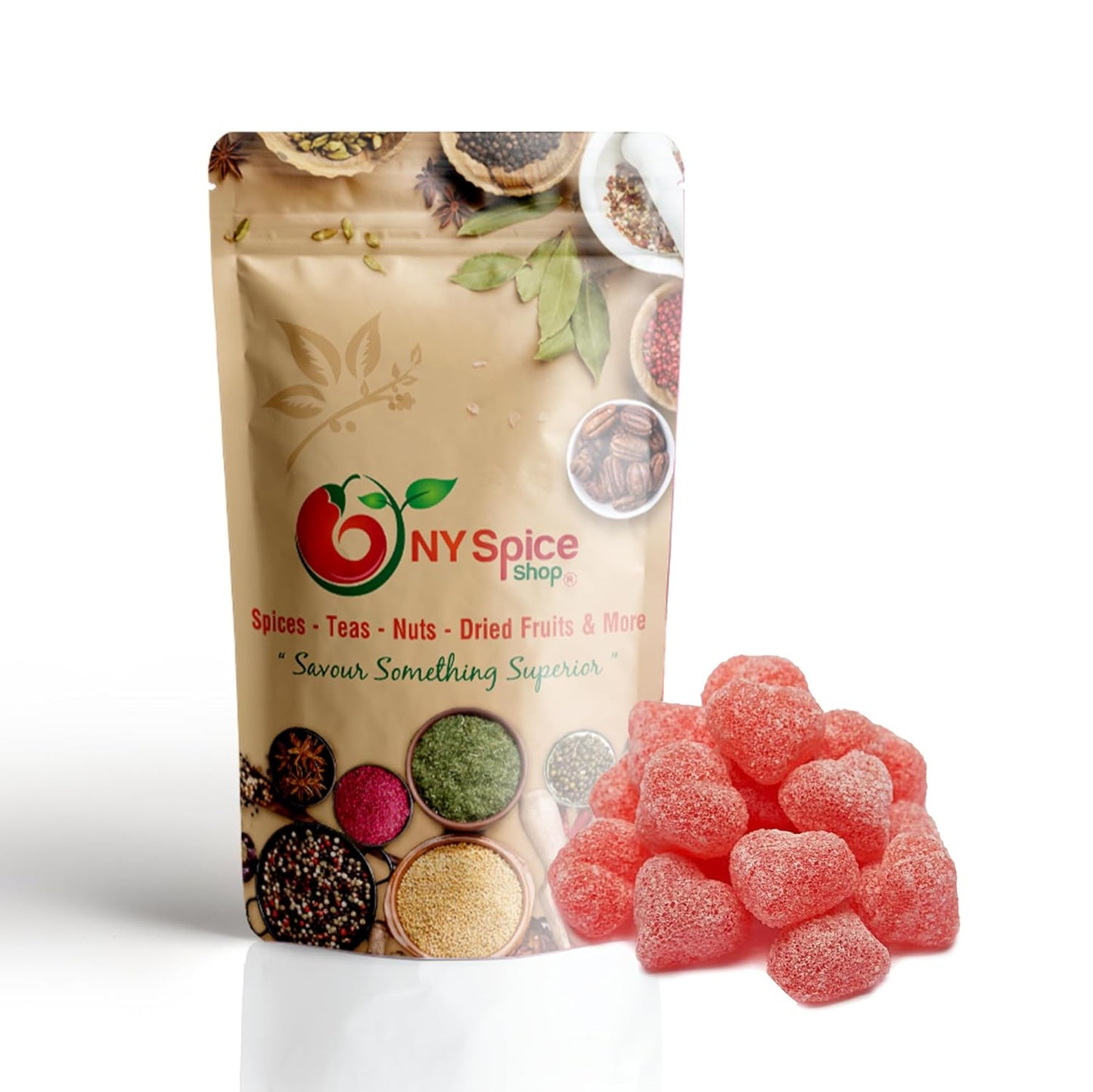 Peach Hearts Gummy Candy - Perfect for Valentine's Day Treats