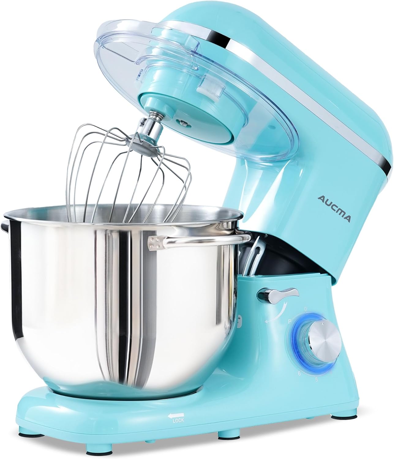 Aucma Stand Mixer 900W 8QT Large Kitchen Mixer for Baking