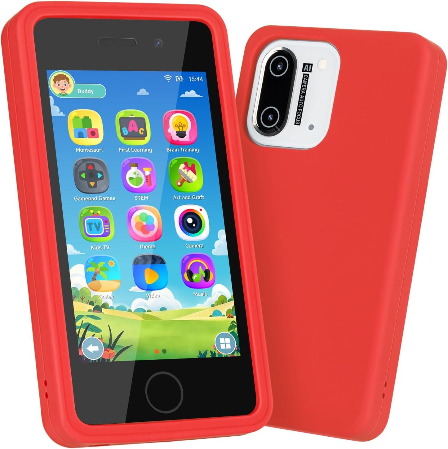 3.97in Touchscreen Kids Phone with Games & Dual Camera Fun