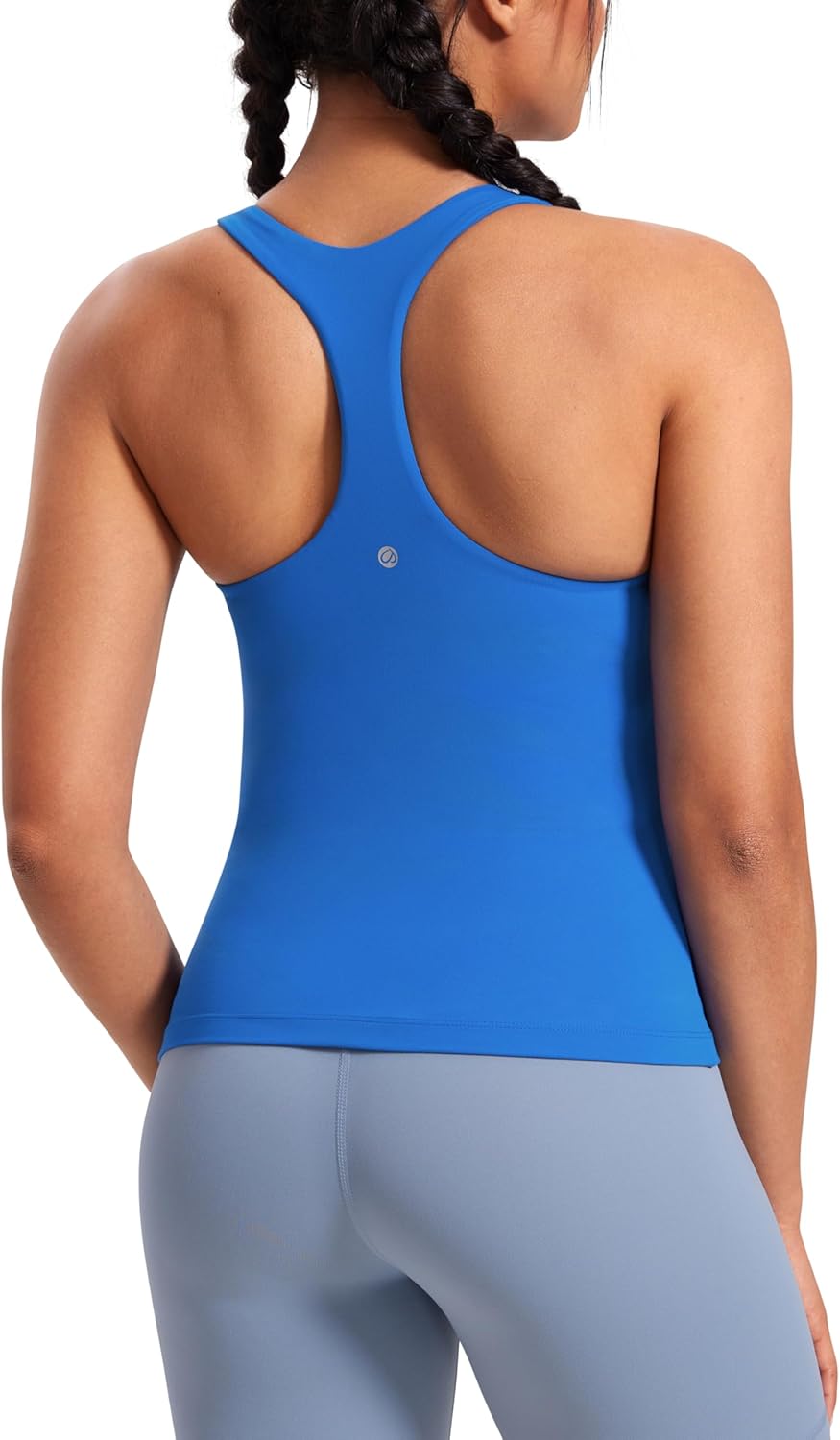 CRZ YOGA Butterluxe Workout Tank Tops for Women with Built-in Bras