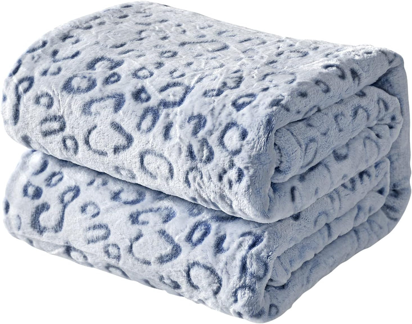Luxurious 3D Cheetah Print Flannel Fleece Throw Blanket