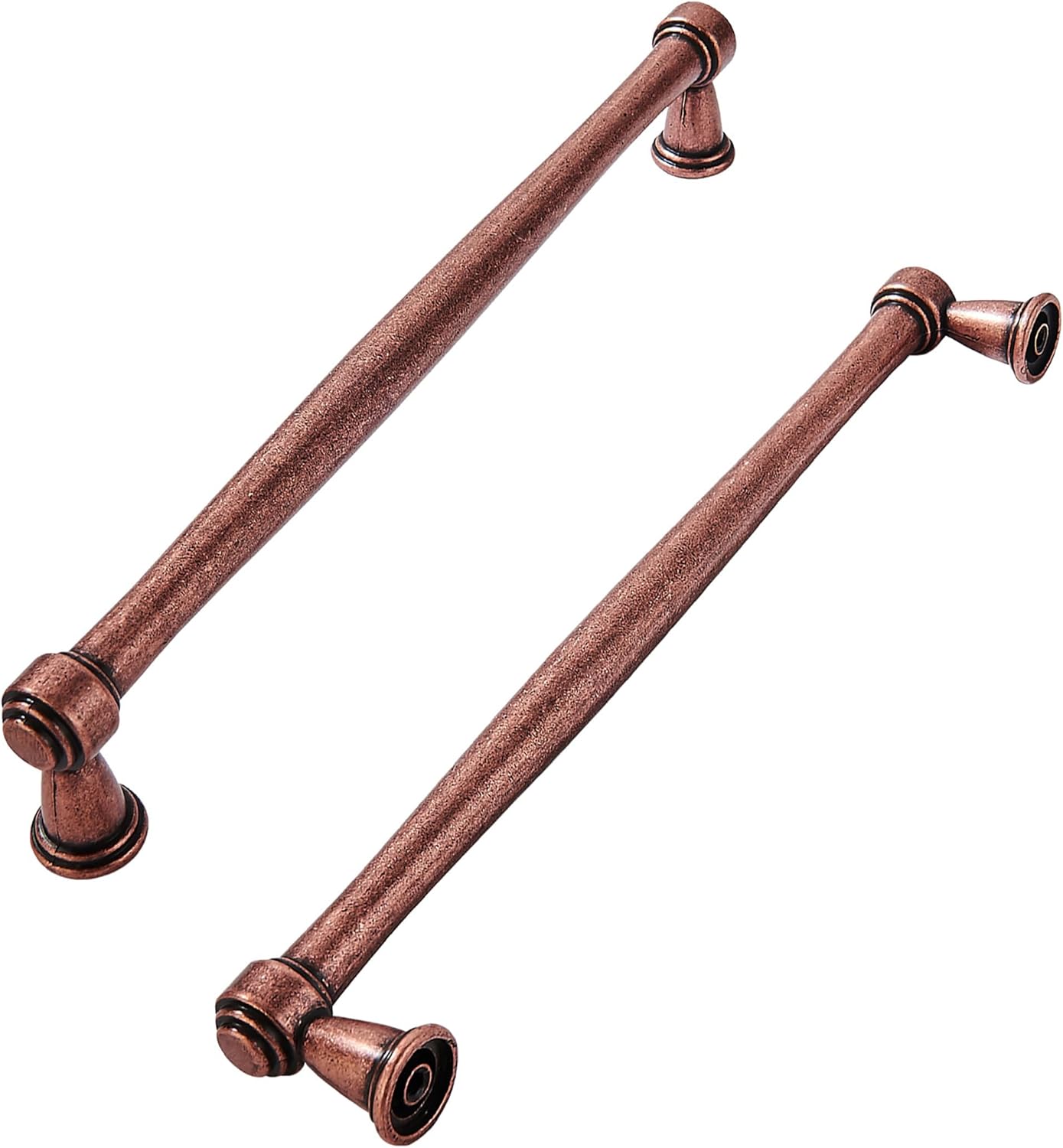 Antique Copper Cabinet Pulls - 10 Pack 8 Inch Kitchen Handles