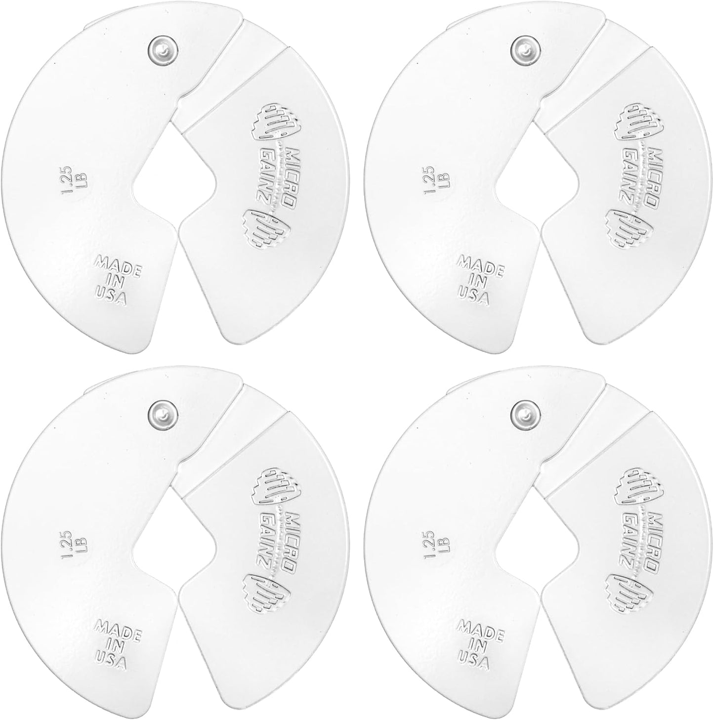 Micro Gainz 1.25lb Fractional Weight Plates for Dumbbell Training