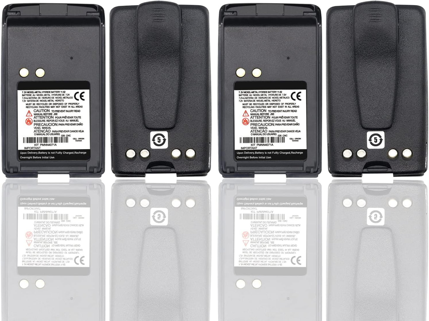 PMNN4075A Battery for Motorola Mag One BPR40 - 4PCS Set