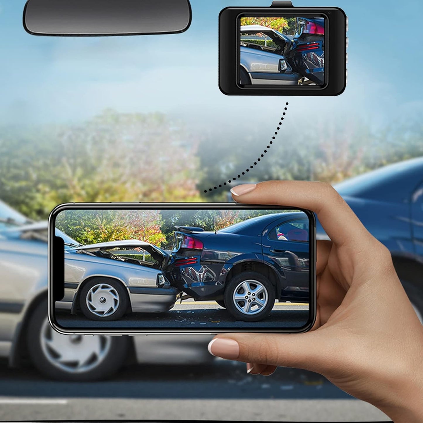 1080P Dash Cam: Night Vision, Easy Install