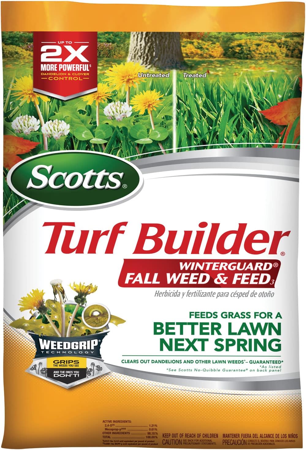 Scotts Turf Builder WinterGuard Fall Weed & Feed3 for Lawn Care