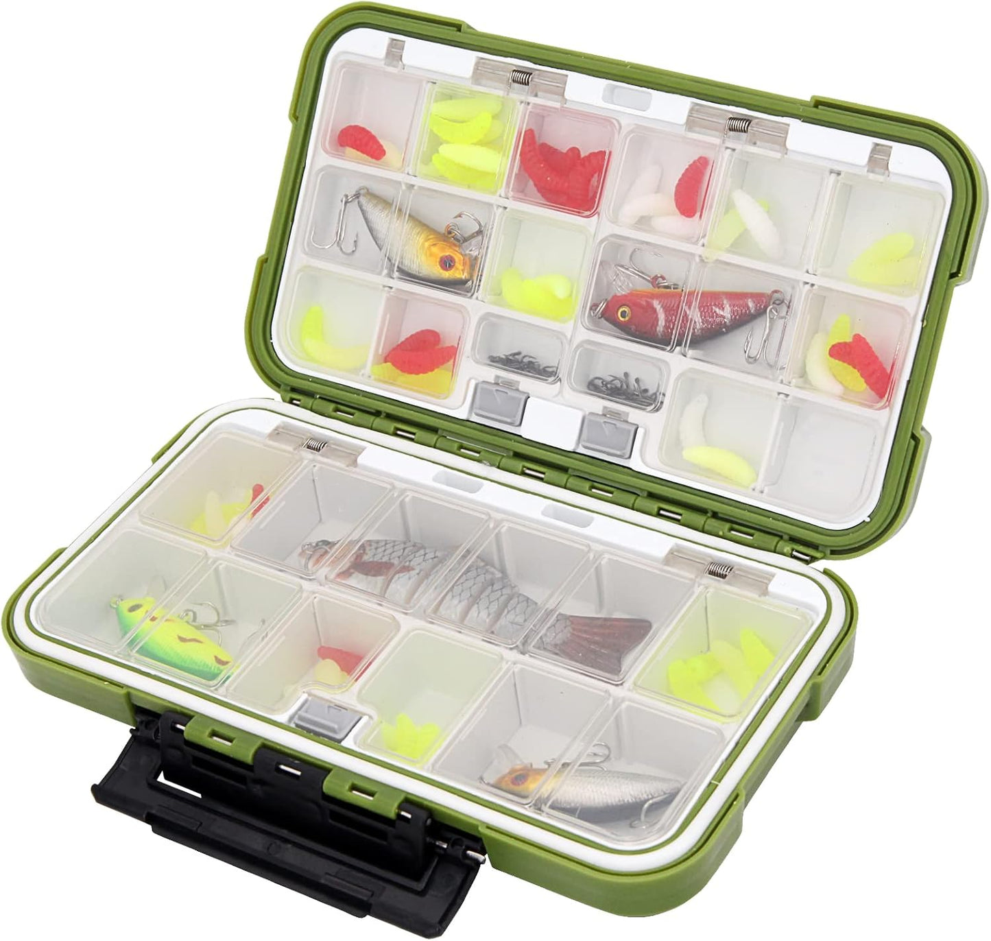 Waterproof Double-Sided Tackle Box for Anglers