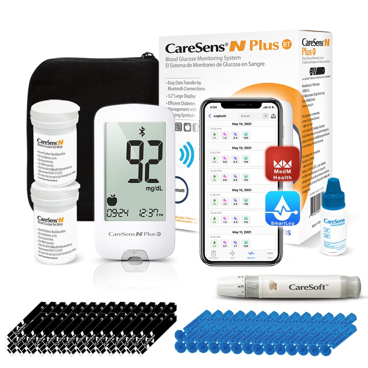 CareSens N Plus Bluetooth Blood Glucose Monitor Kit Review