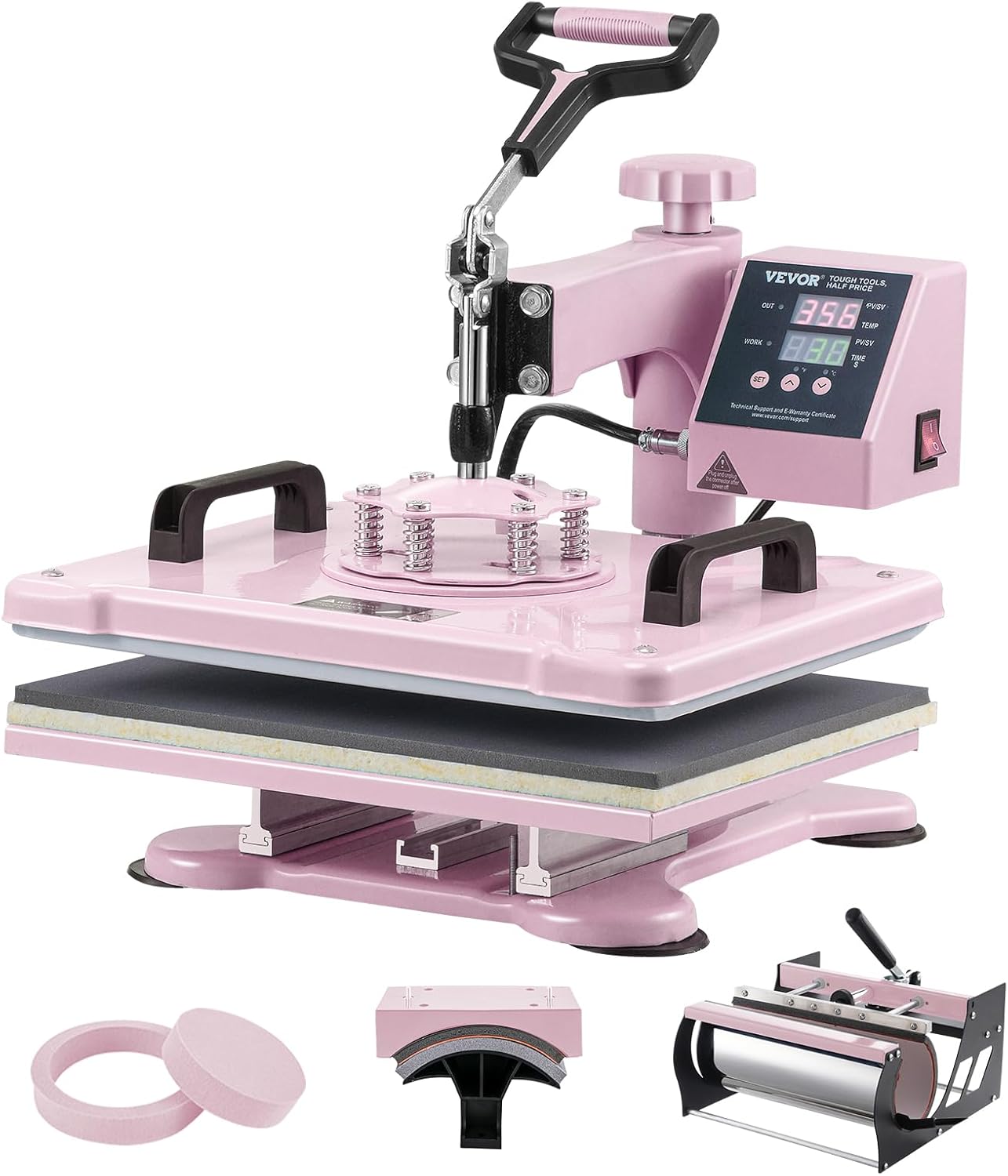 5-in-1 Heat Press Combo - Sublimate on Any Surface!