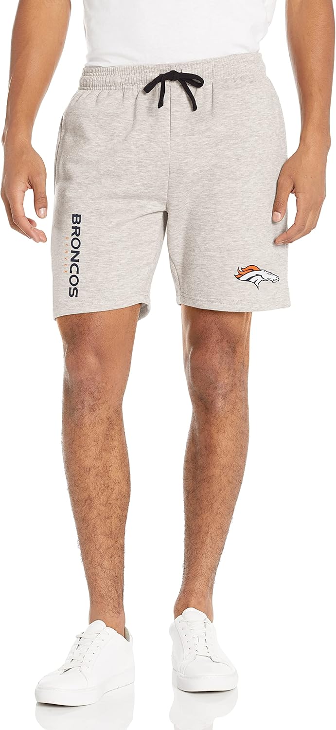 FOCO NFL Mens Team Logo Gray Wordmark Fleece Shorts Review