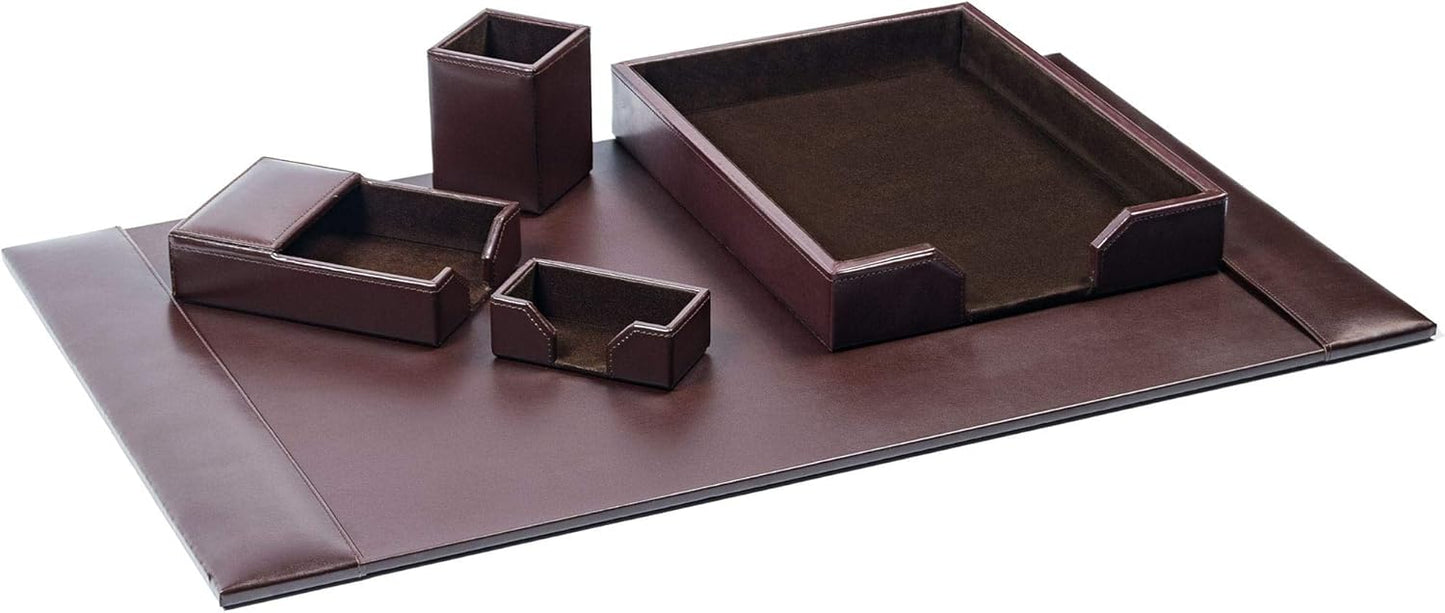 Luxury Leather Desk Set for Executive Style