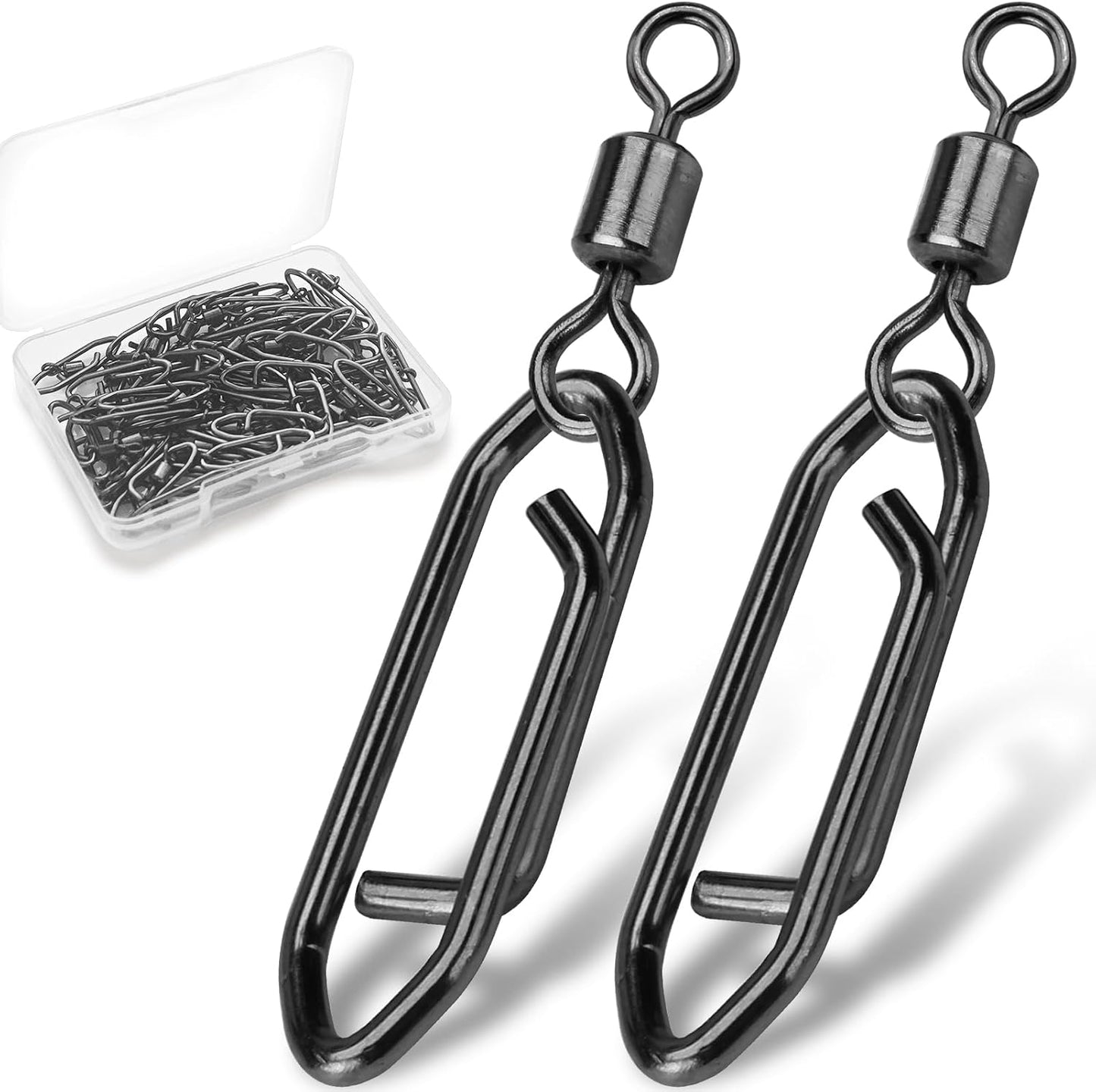 Quick Change Fishing Clips for Speedy Swivel Action