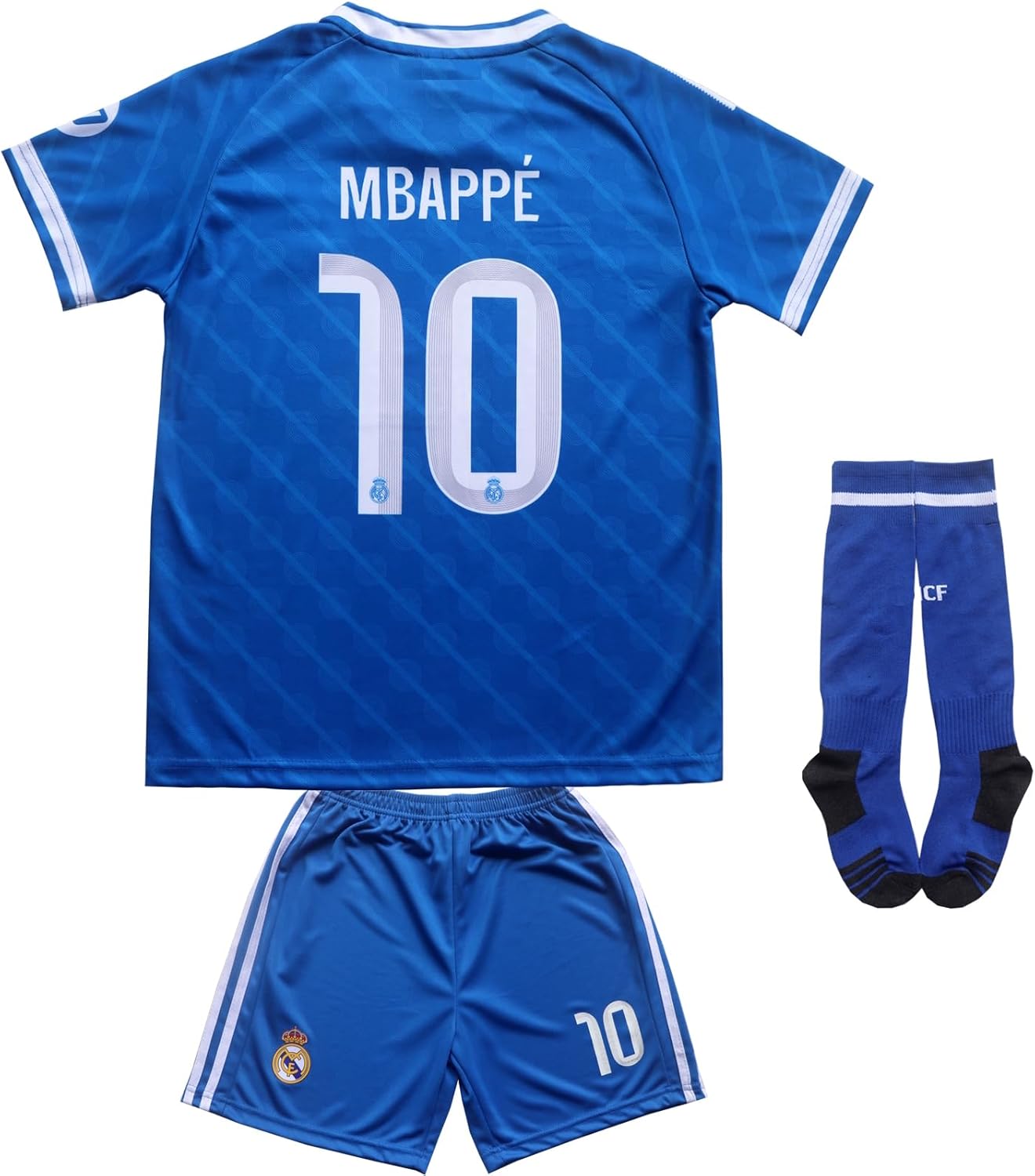 Madrid #10 Football Soccer Kids Jersey Shorts Socks Set Youth Sizes