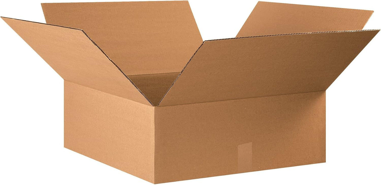 Flat Corrugated Boxes 22x22x8 for Shipping and Storage Needs