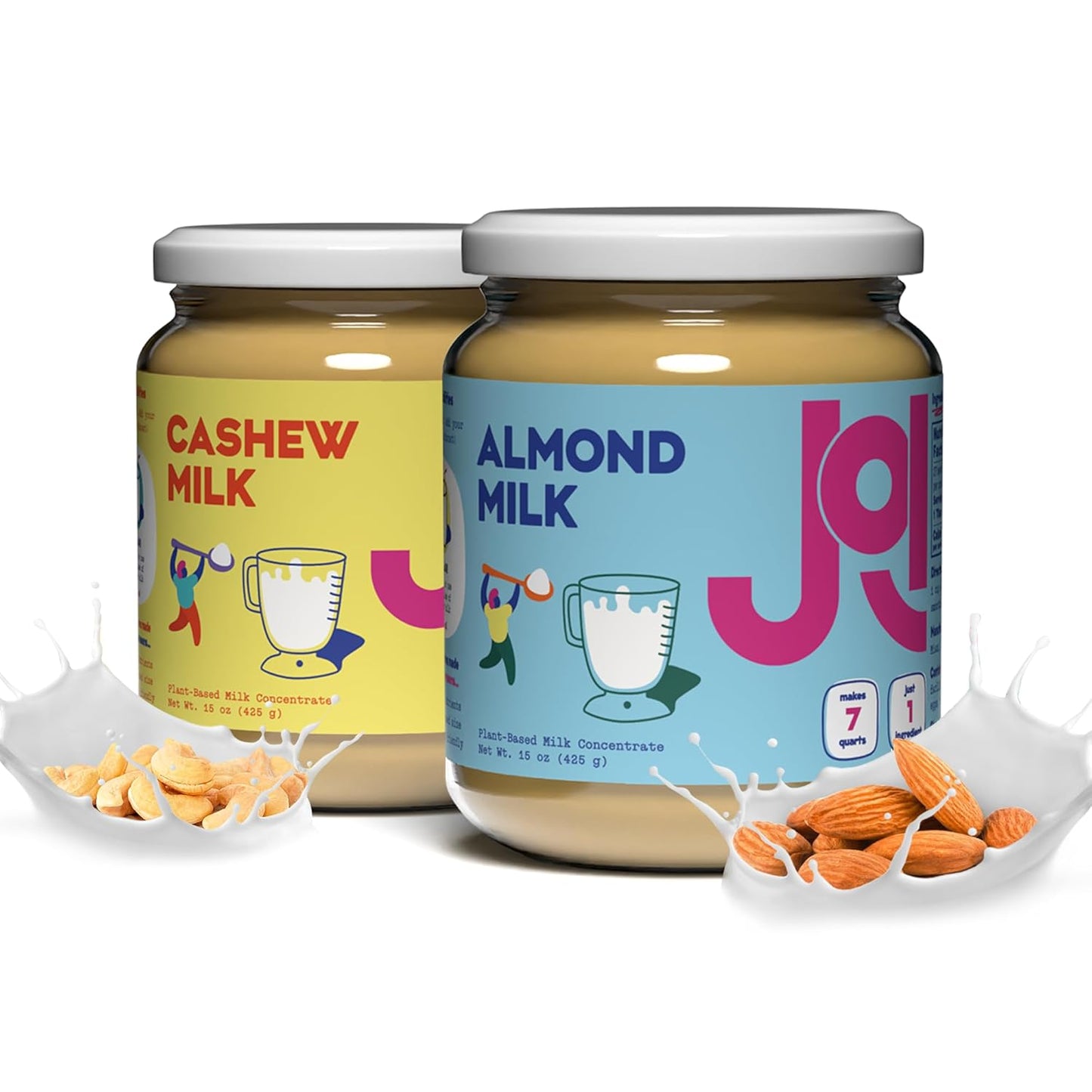 Cashew & Almond Milk Unsweetened Concentrate - Vegan & Keto
