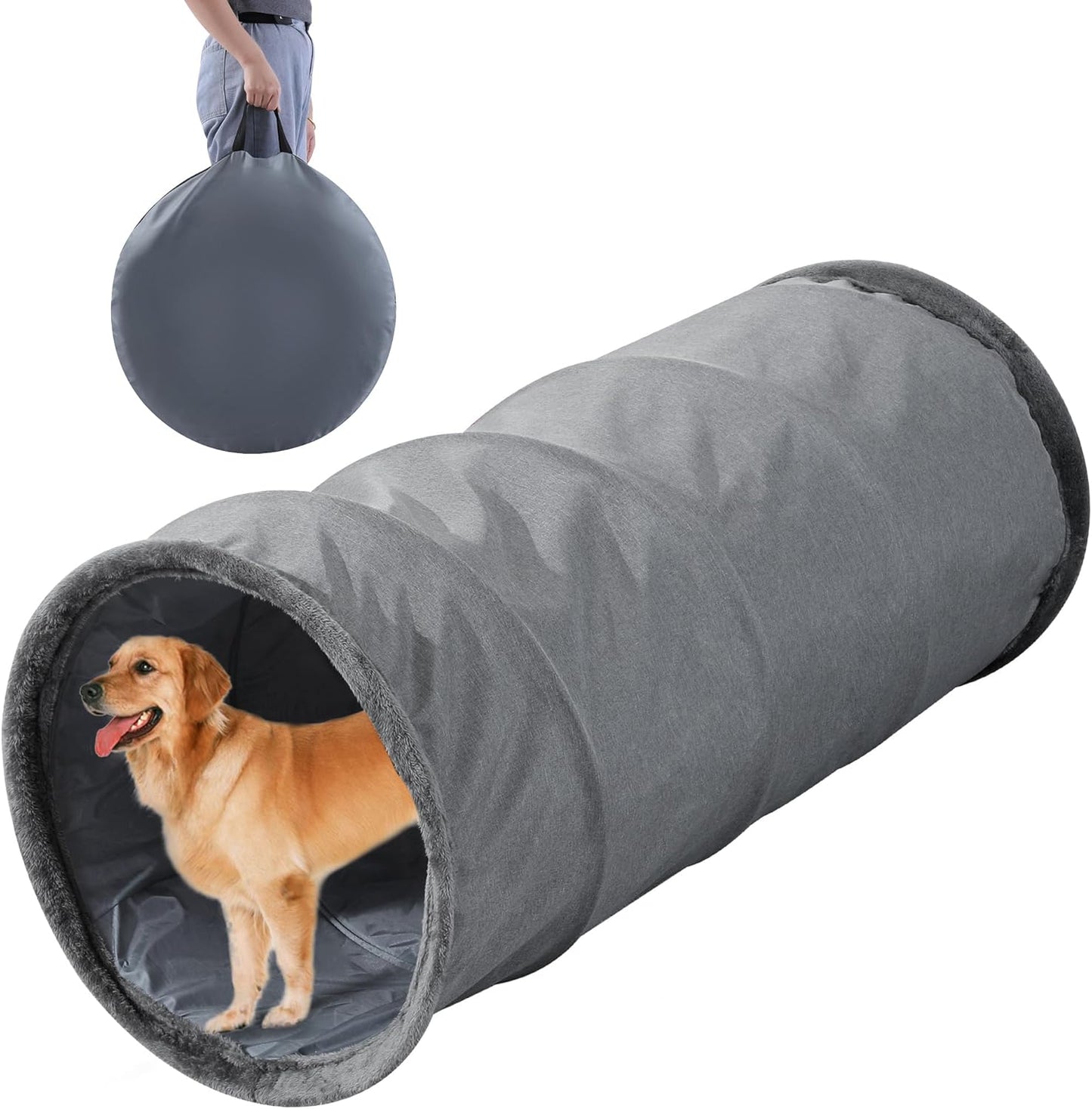 HOMBYS Extra Large Dog Tunnel for Large Dogs and Cats Fun