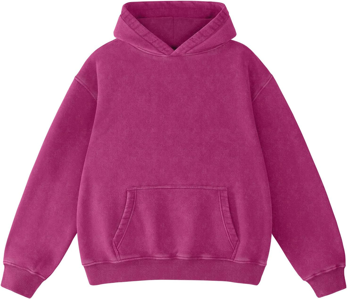 Super Soft Acid Wash Hoodie for Men - Vintage Oversized Style