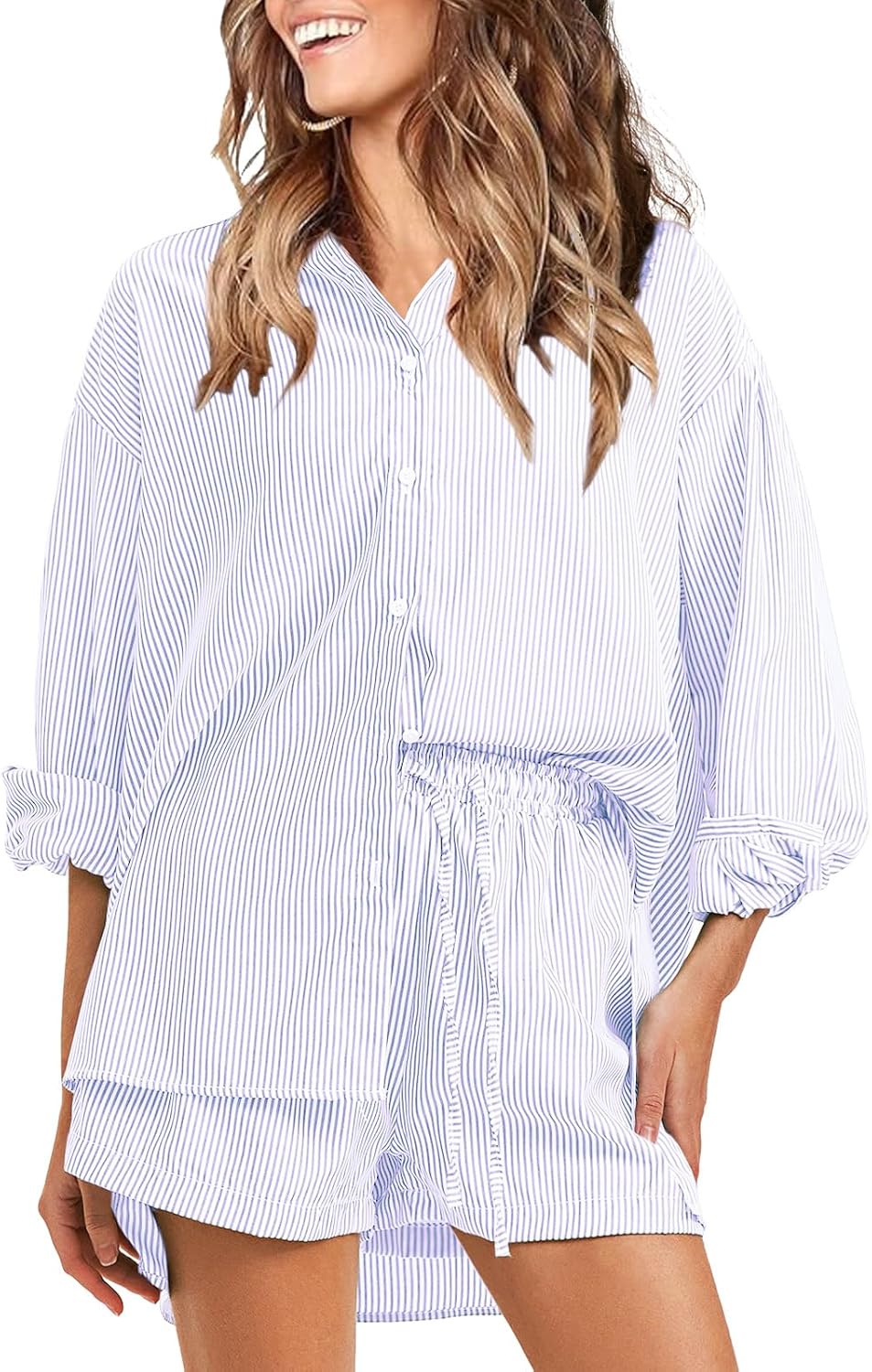 EXLURA Women's Summer 2 Piece Sets for Beach Vacation Style