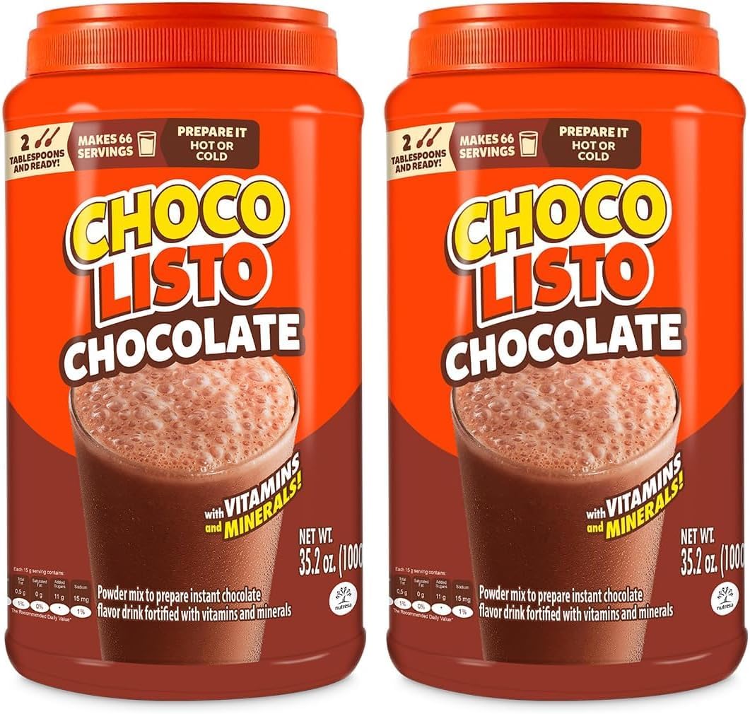Chocolisto Instant Chocolate Powder Drink Mix for Nutritious Breakfast