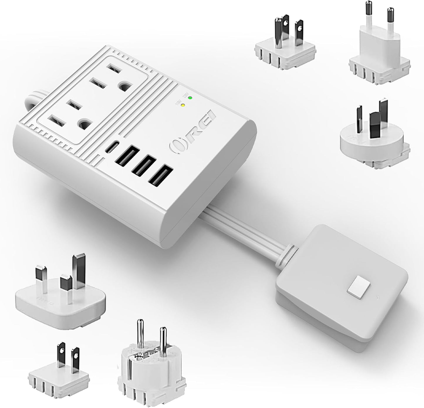 OREI World Travel Plug Adapter M8 Max for Global Charging Needs