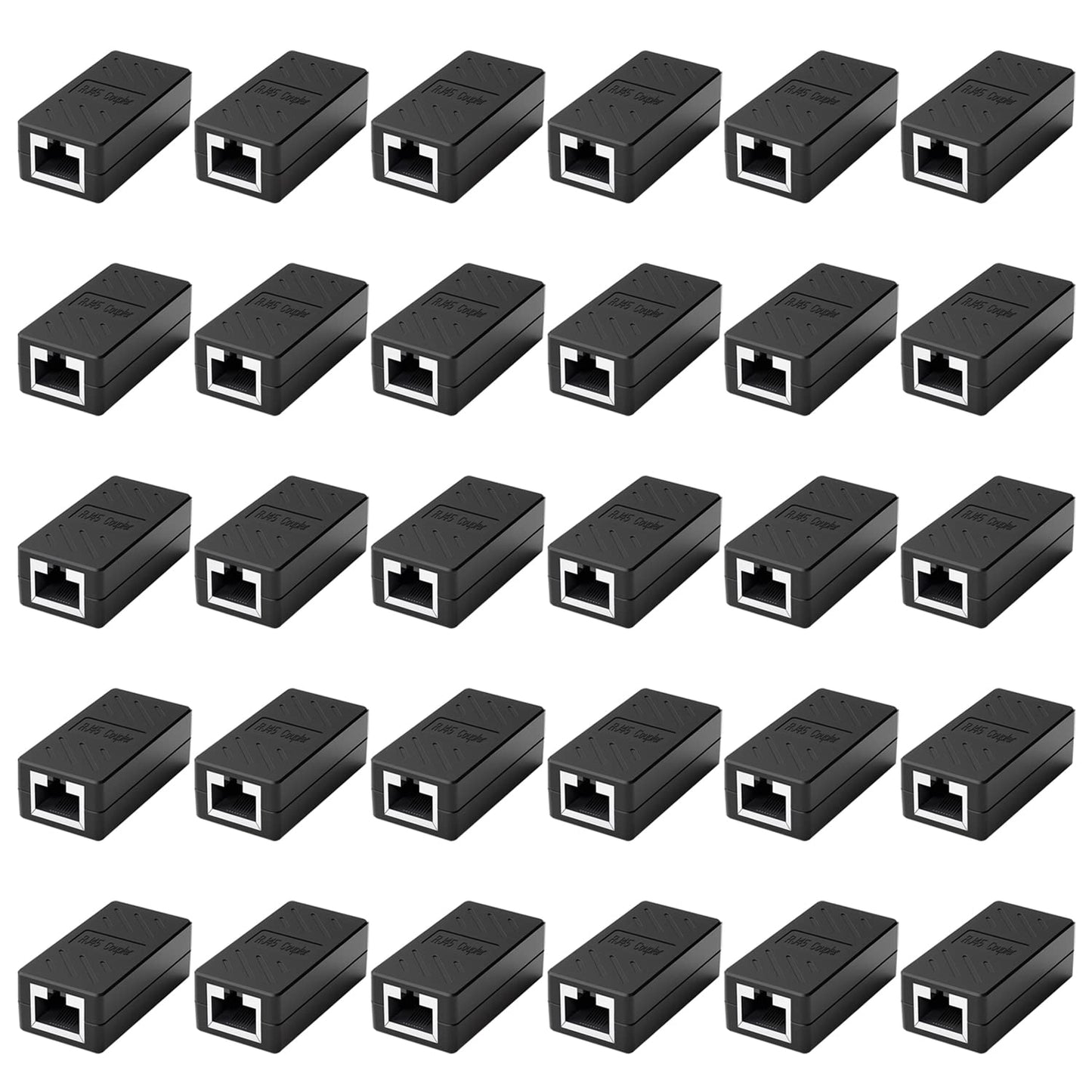 30 PCS RJ45 Coupler for Fast Ethernet Extension and Connectivity