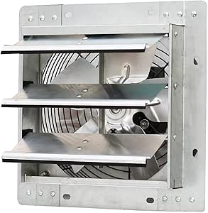 iLiving ILG8SF10V 10in Wall Mounted Exhaust Fan for Home Use