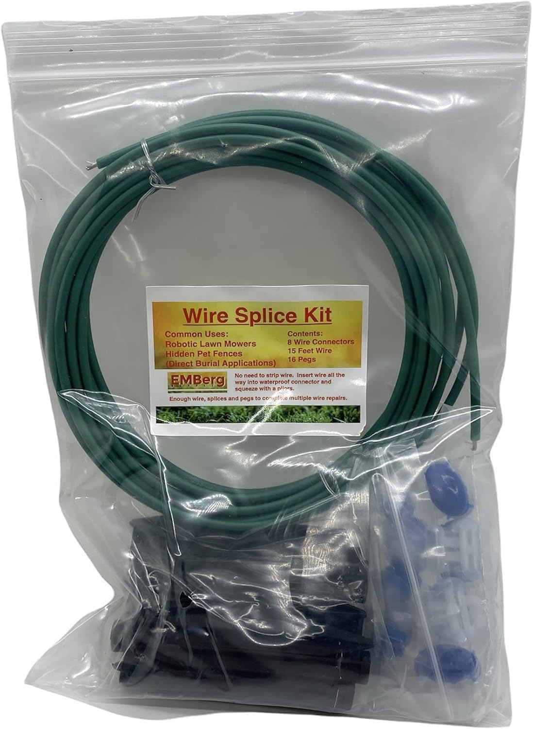 EMBerg Waterproof Wire Splice Kit - Fix Wire Breaks Easily!