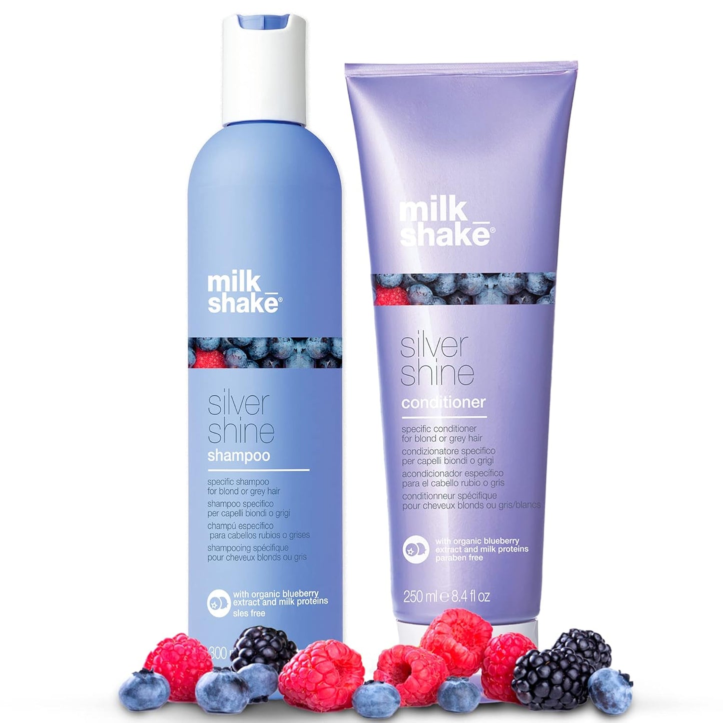 milk_shake Silver Shine Purple Shampoo - Brightens Blondes