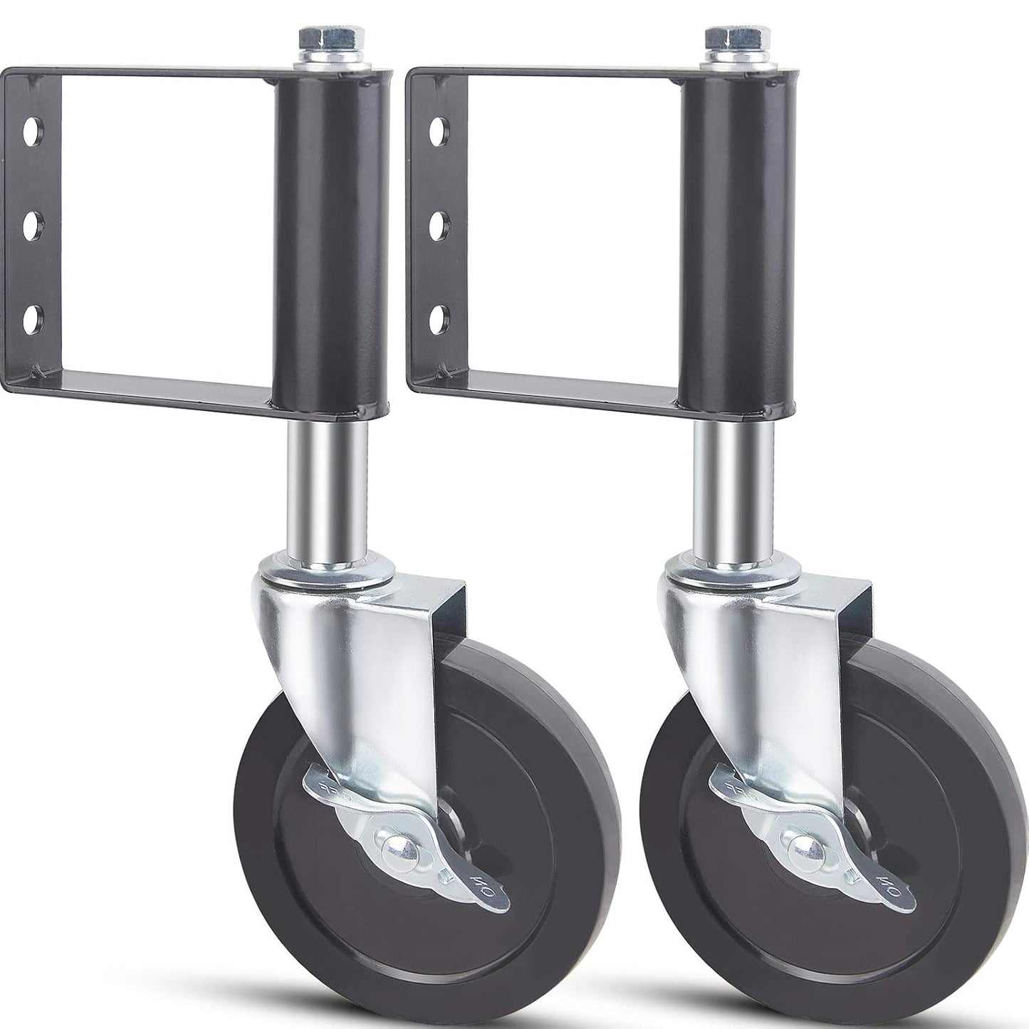 Ronlap Gate Wheels for Wooden Gates - Heavy Duty Caster Wheels