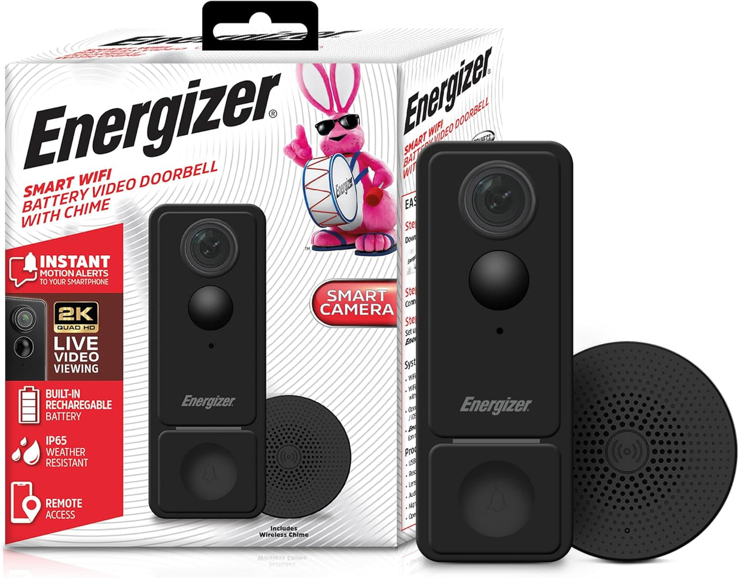 Energizer Smart Video Doorbell: Clear Views, Secure Alerts